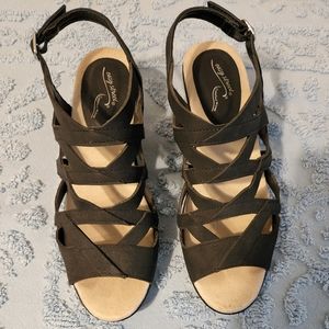Easy Comfort Black Sandals